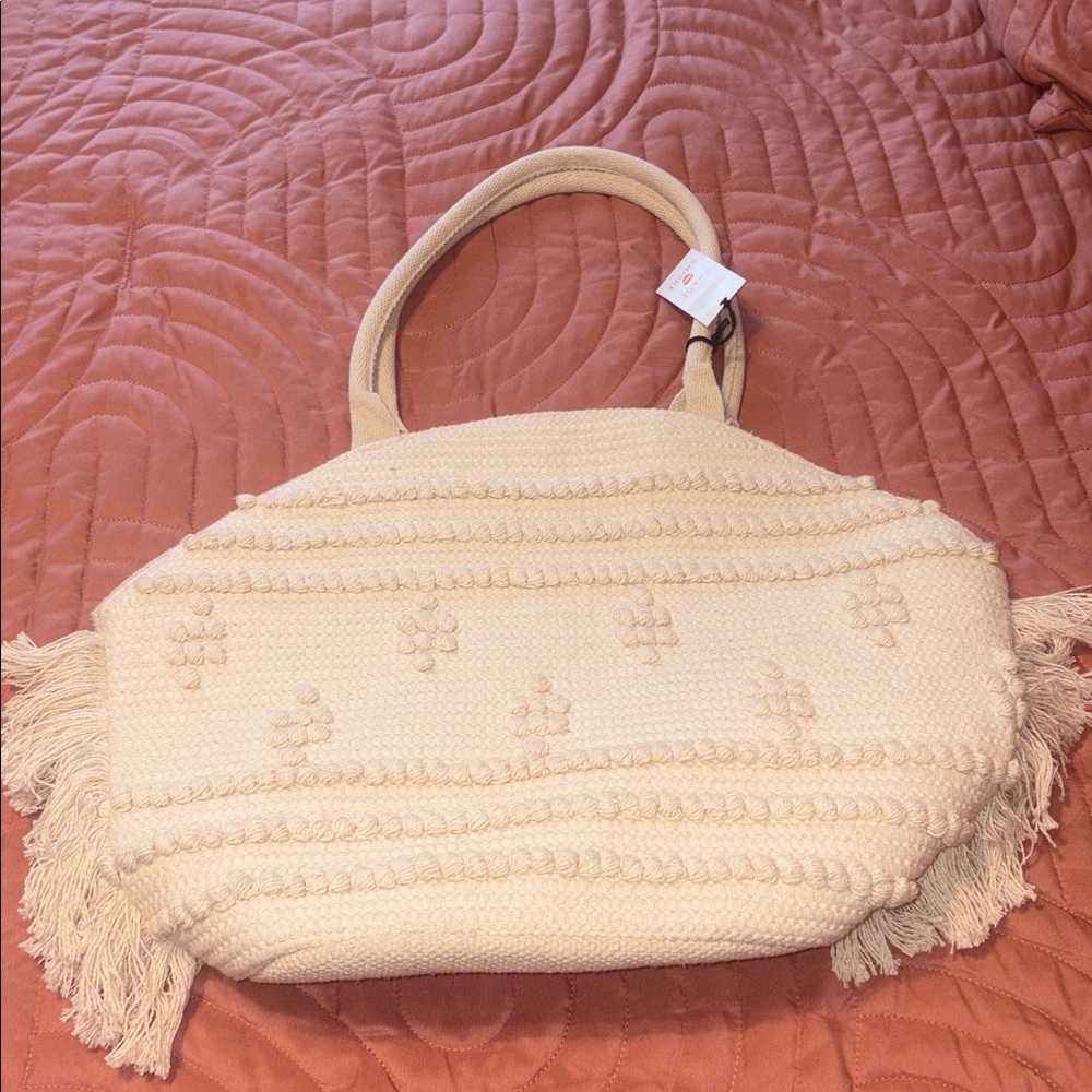 Shade & Shore Cream Tote Bag